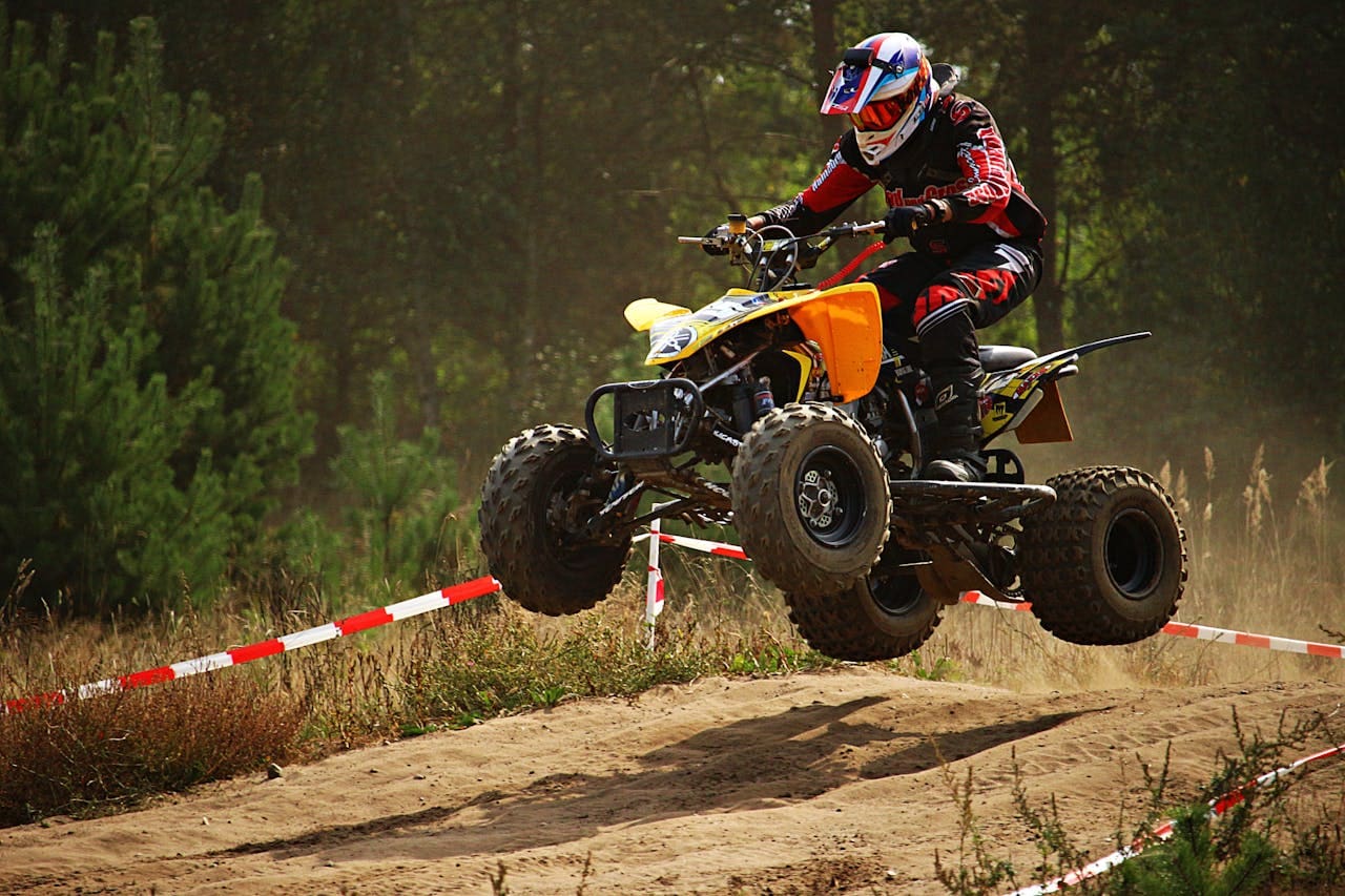 ATV riding representing homeowners insurance coverage for ATV accidents in Little Rock, Arkansas.