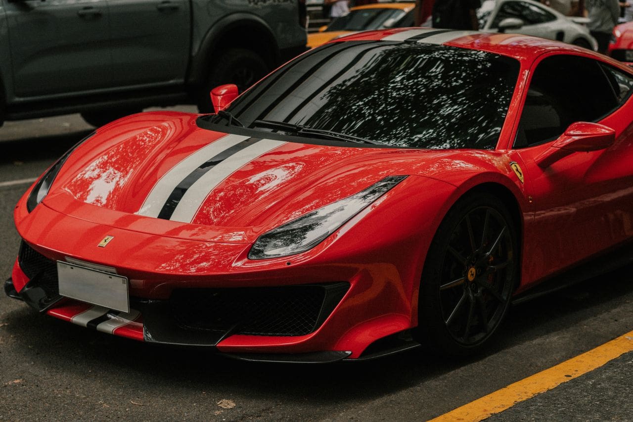 Luxury car representing agreed value insurance for exotic vehicles